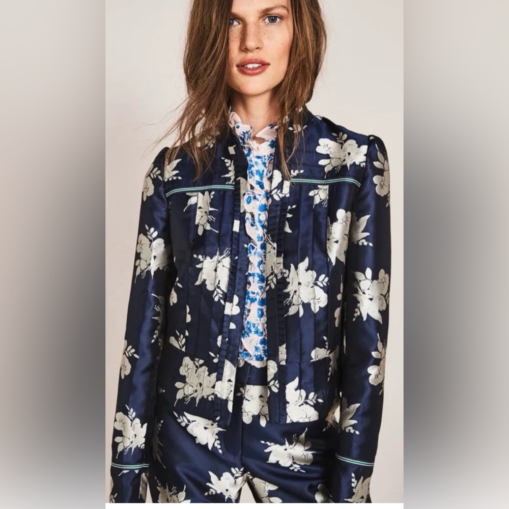 Boden Icons Mariana Jacquard Jacket sz 4